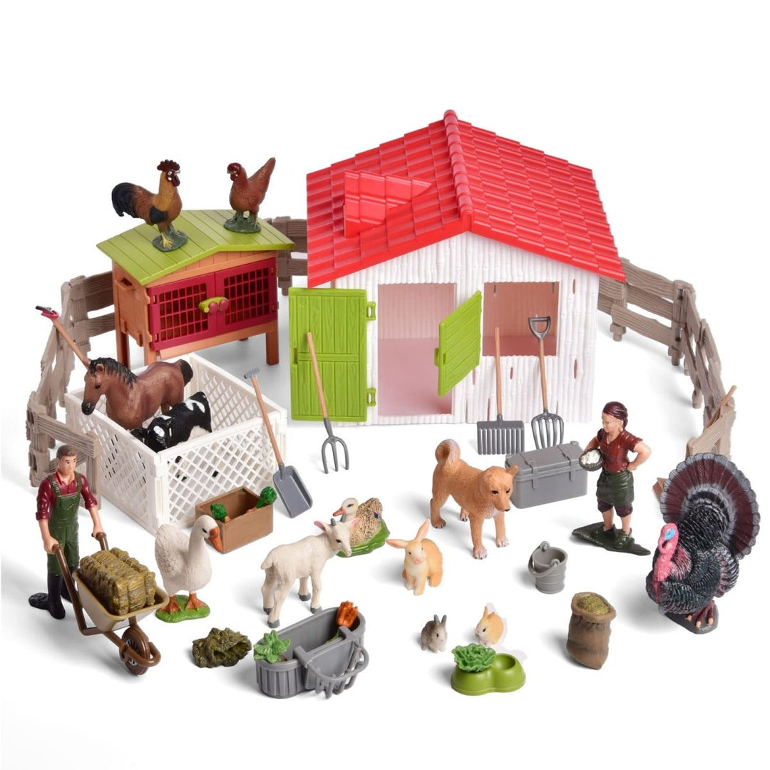 Big Barn Farm Toys, 59 Pcs | Fun Little Toys – funlittletoys