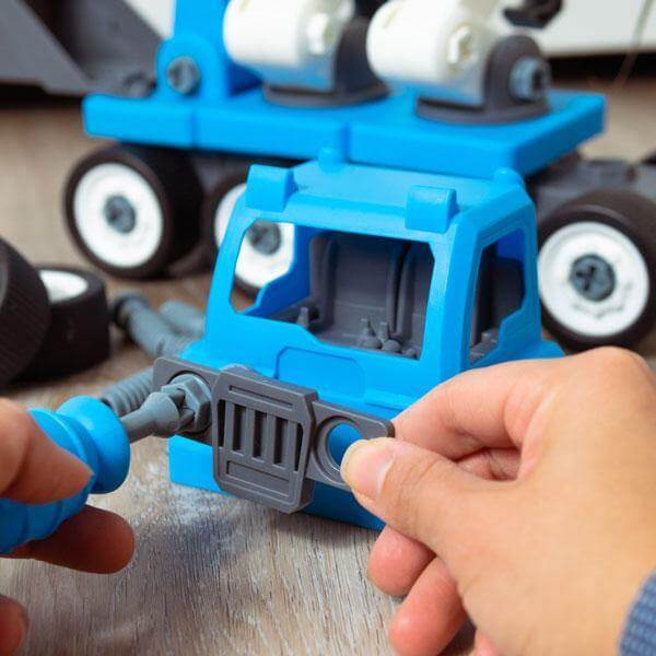 Blue Toy Construction Truck | PopFun