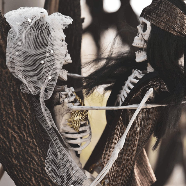 Bride & Groom Halloween Skeleton | PopFun