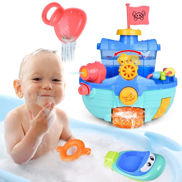 Captain Bear's Pirate Ship Set 8 pcs - PopFun