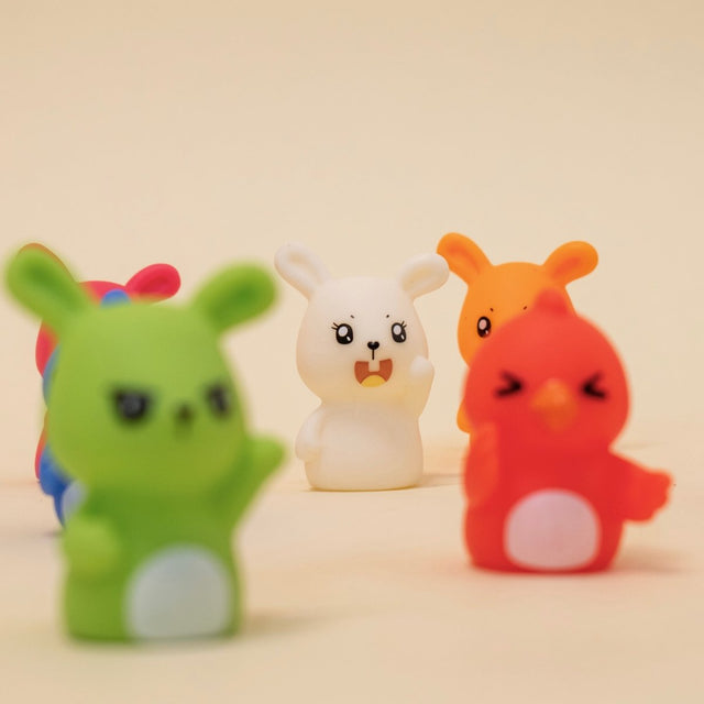 Chicks and Bunnies Finger Puppets - PopFun