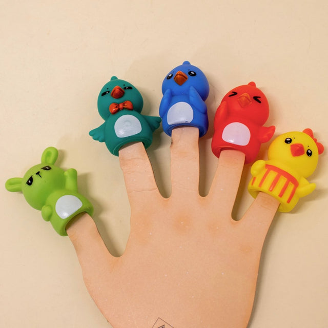 Chicks and Bunnies Finger Puppets - PopFun