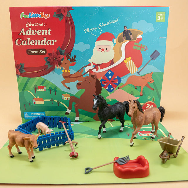 Christmas Advent Calendar for Kids - Farm Set - PopFun