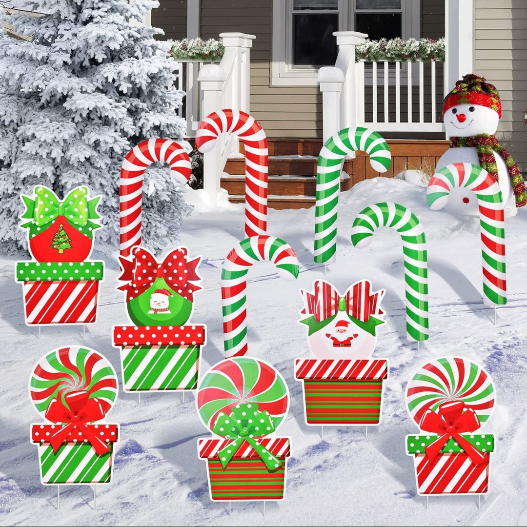 NIFITI NEST Christmas Candy Yard Sign | Fun Little Toys – funlittletoys