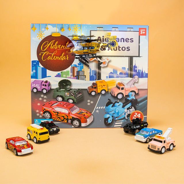 Christmas Countdown Advent Calendar with Cars - PopFun