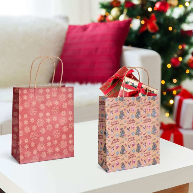 Christmas Gift Bags- Pattern Designs | PopFun