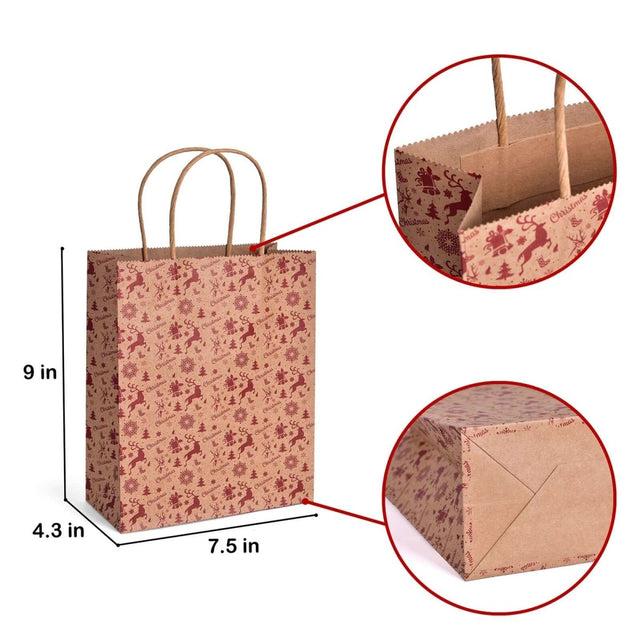 Christmas Gift Bags- Pattern Designs | PopFun