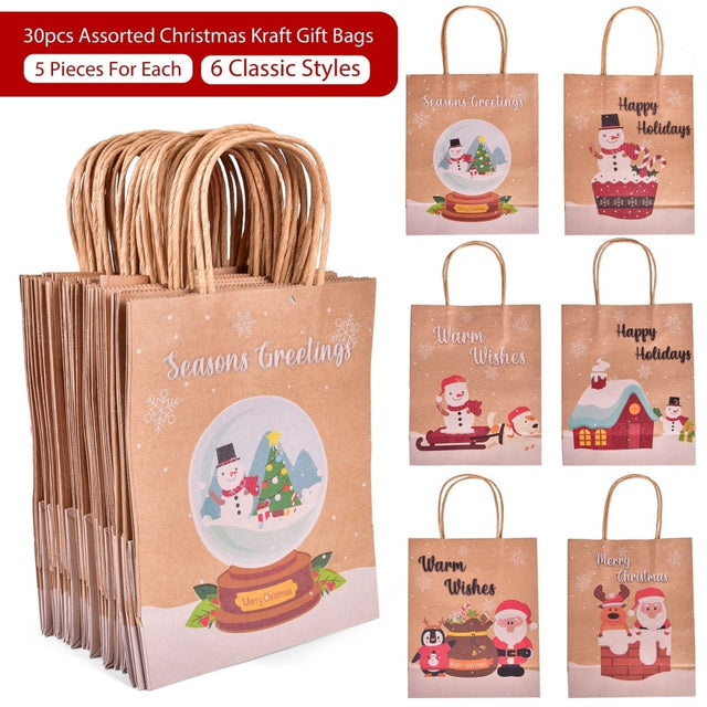 Christmas Gift Bags-Santa Collection | PopFun