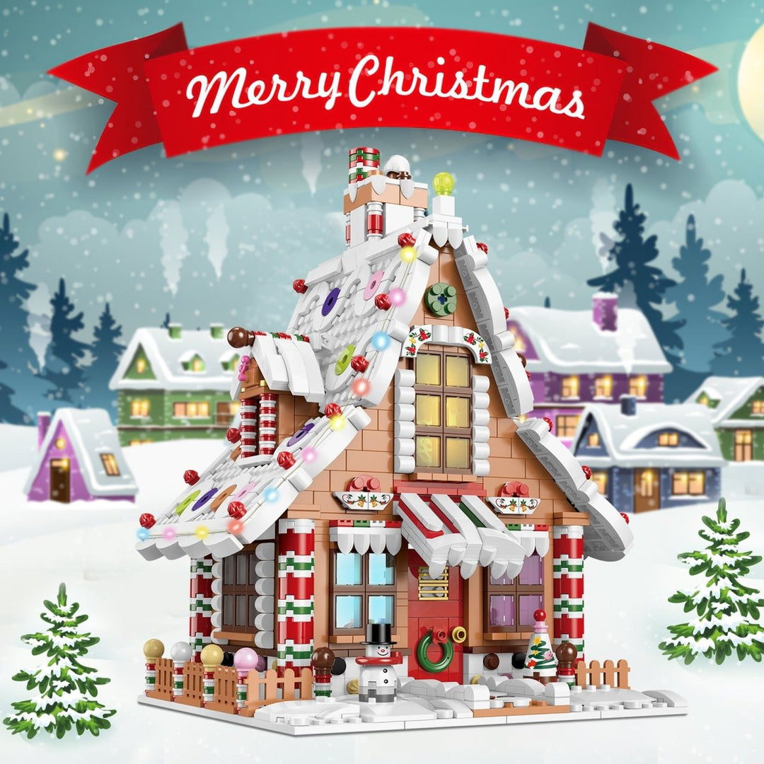 Christmas Gingerbread House Building Blocks | Fun Little Toys ...