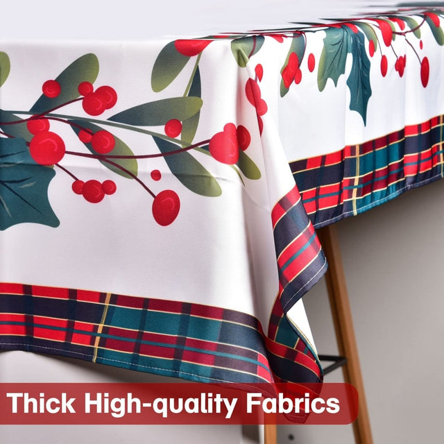 Christmas Home Decor: The Mistletoe Tablecloth - PopFun