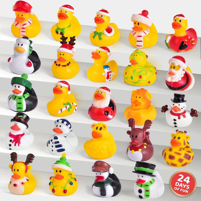 Christmas Rubber Ducks Advent Calendar - Wholesale - PopFun