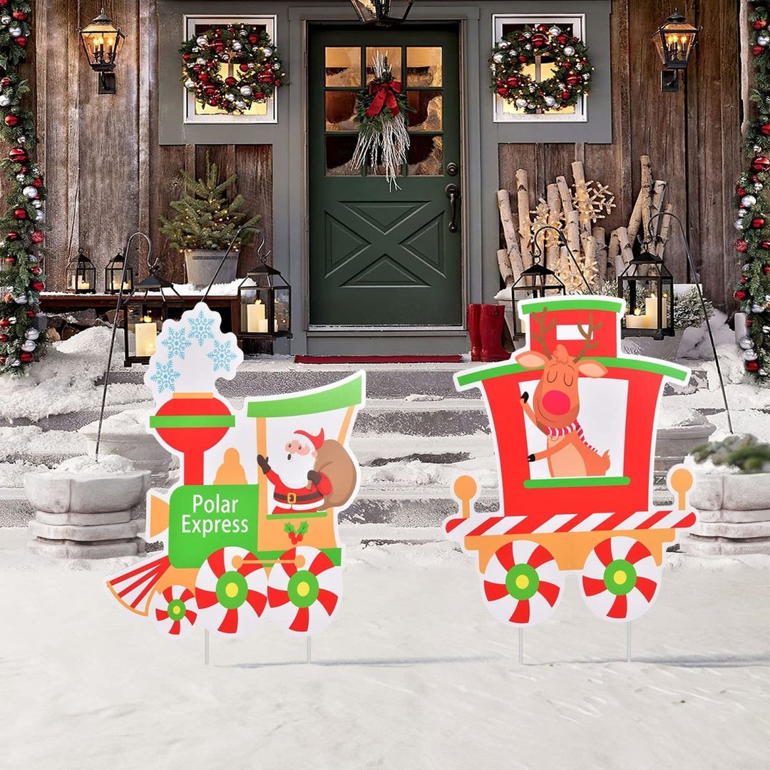 Christmas Train Yard Sign | Fun Little Toys – funlittletoys