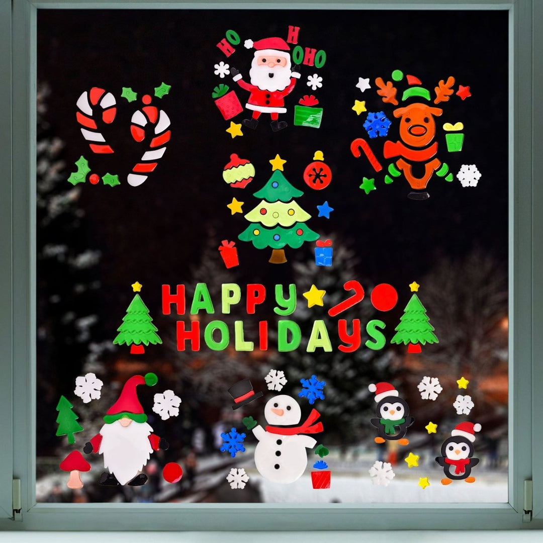 Christmas Window Sticker Decorations Fun Little Toys funlittletoys
