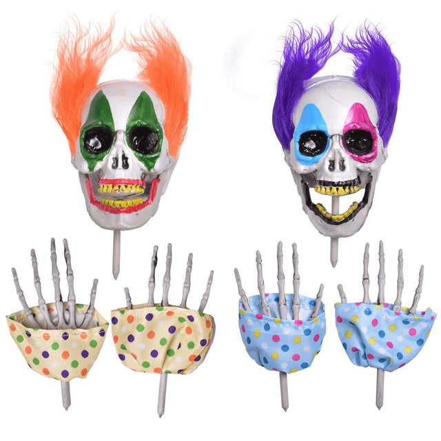 Clown Pumpkin Lawn Set | PopFun