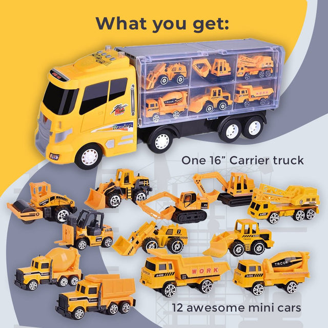 Construction Car Toy Set | PopFun