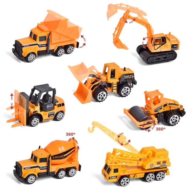 Construction Vehicles Playmat Set - PopFun