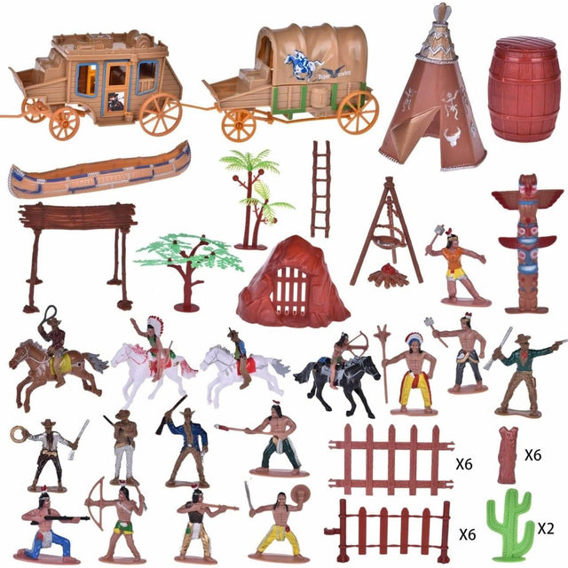 Cowboy Wild West Playset - PopFun