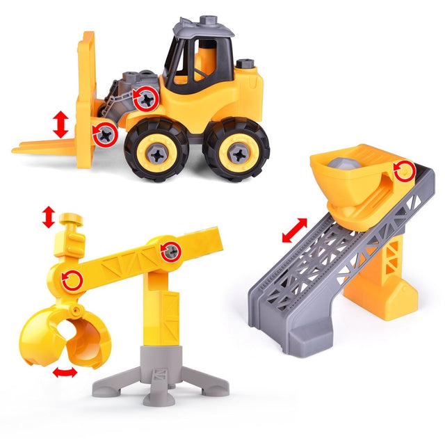 DIY Construction Bulldozer Set - PopFun