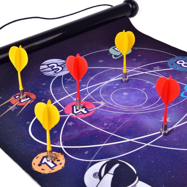 Double Sided Magnetic Dart Board for Kids - PopFun