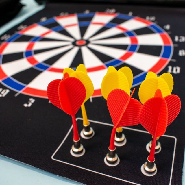 Double Sided Magnetic Dart Board for Kids - PopFun