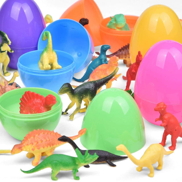 Easter Eggs Prefilled with Dinosaur Toys 48 Pcs - PopFun