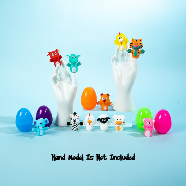 Easter Eggs with Animal Finger Puppets--Wholesale - PopFun