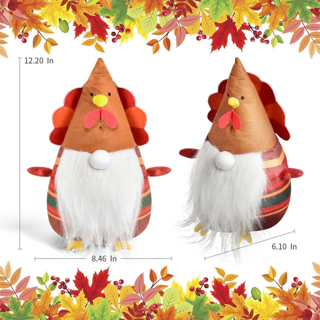 Fall Gnomes Thanksgiving Decorations 2 pcs - PopFun