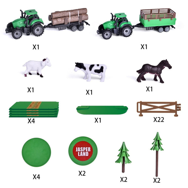 Farm Toys Set 102 PCs - Wholesale - PopFun