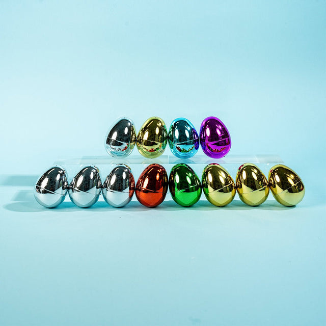 Fillable Metallic Easter Eggs 48 Pcs - PopFun