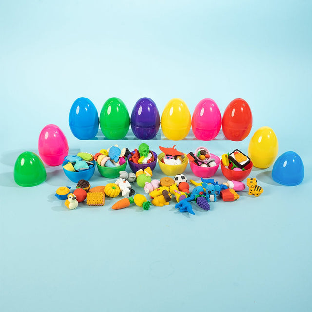 Food & Animal Erasers in Easter Eggs-Wholesale - PopFun