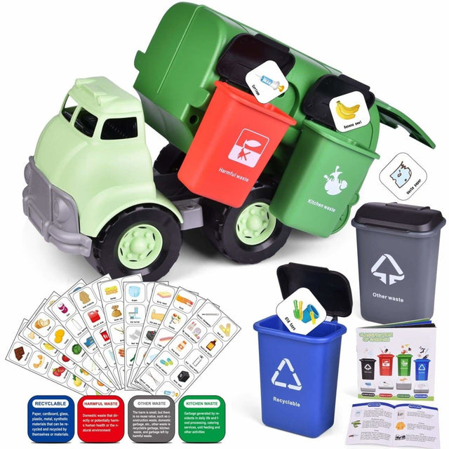 Garbage Truck Playset - PopFun