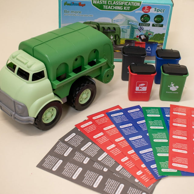 Garbage Truck Playset - PopFun