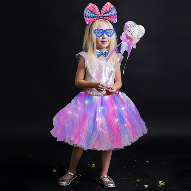 Girls LED Fairy Costume Set - PopFun