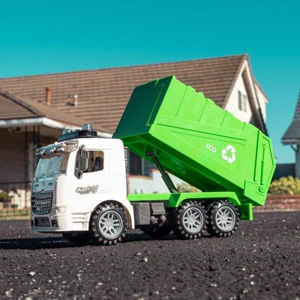 Green Recycling Truck Toy - PopFun