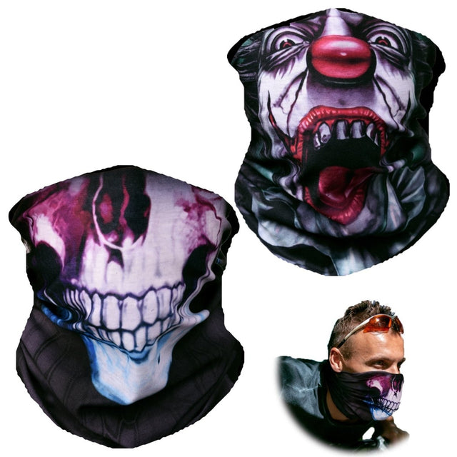 Halloween Skull Face Mask - PopFun