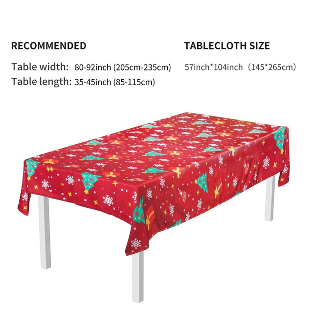 Home Decor Christmas Tree Tablecloth - PopFun