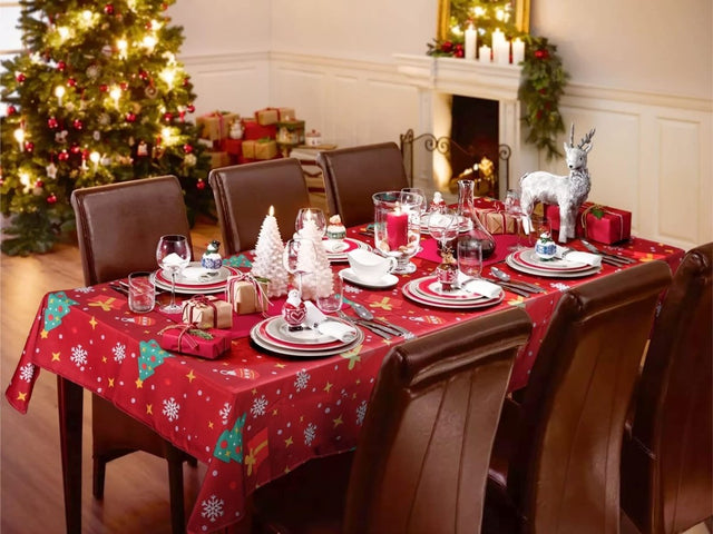 Home Decor Christmas Tree Tablecloth - PopFun