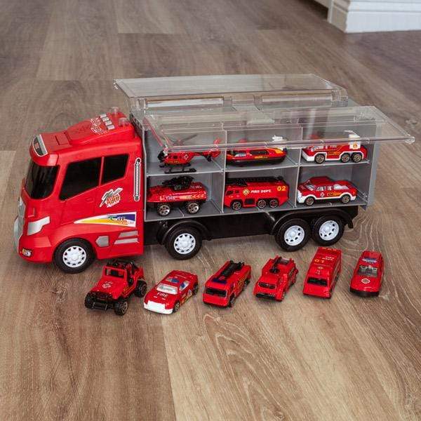 Jumbo Red Fire Engine Truck Toy - PopFun