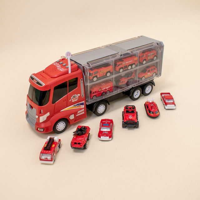 Jumbo Red Fire Engine Truck Toy - PopFun