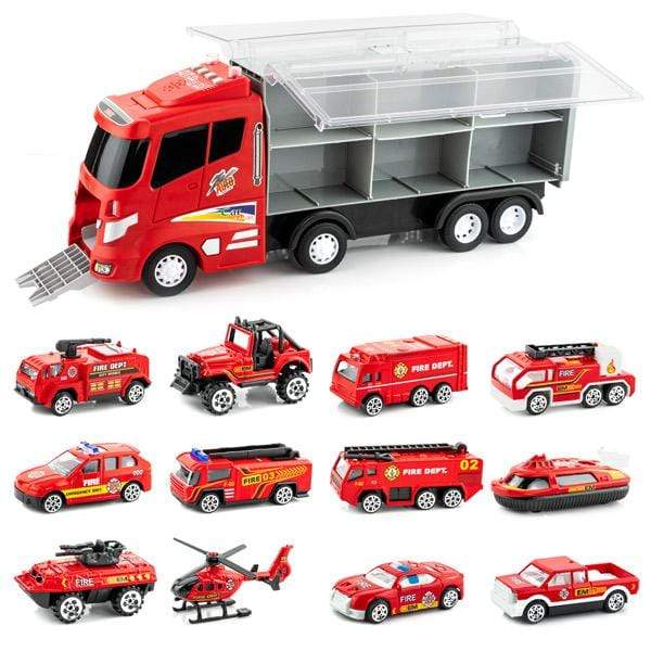 Jumbo Red Fire Engine Truck Toy - PopFun