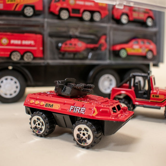 Jumbo Red Fire Engine Truck Toy - PopFun