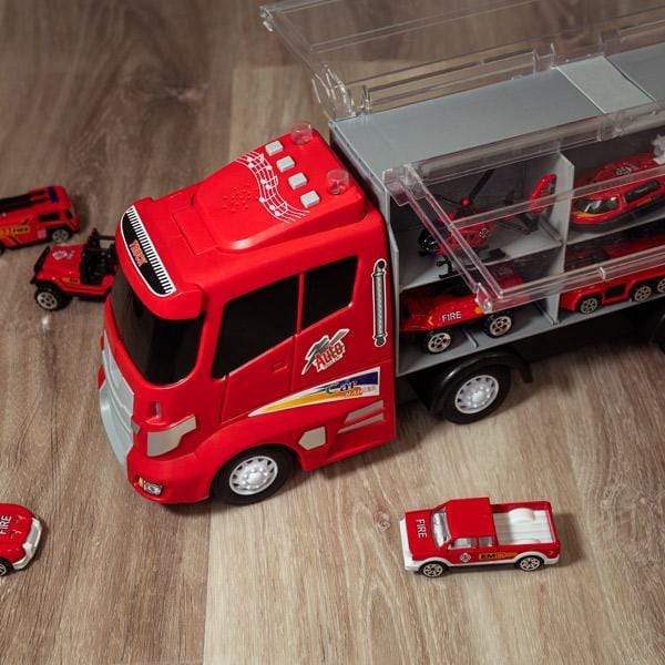 Jumbo Red Fire Engine Truck Toy - PopFun