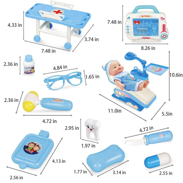 Kid Doctor Pretend Play Set - PopFun