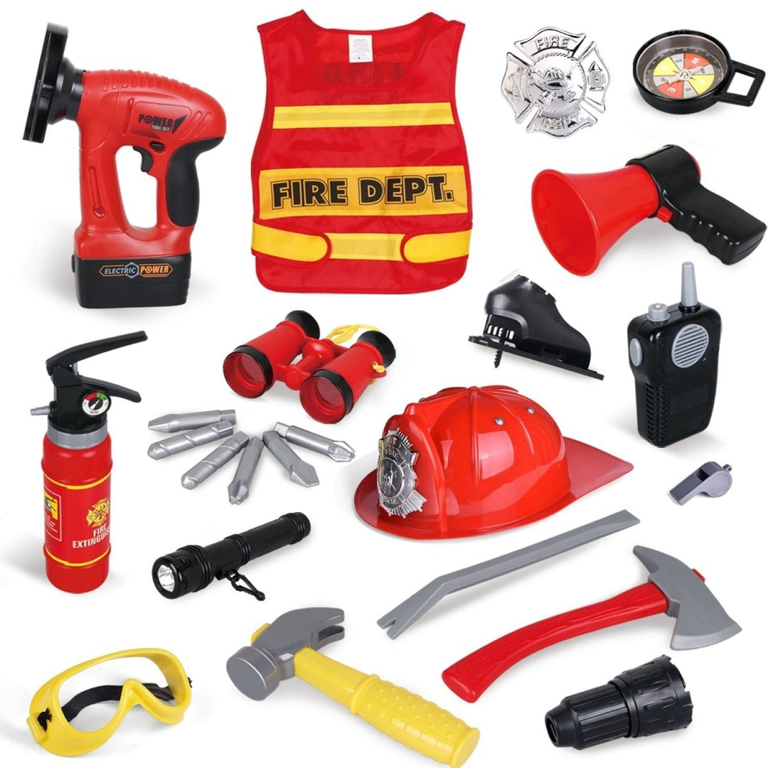 Firefighting Toy Kids Firefighter Costume Toy Set | Fun Little Toys – funlittletoys