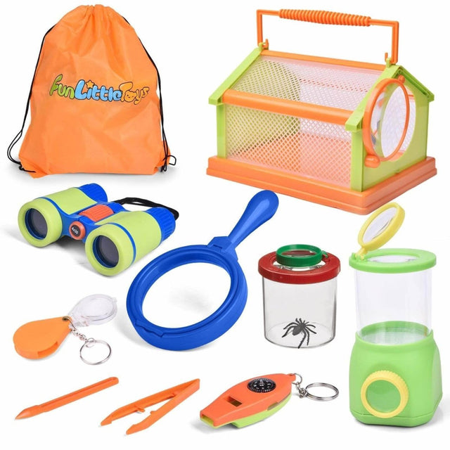 Kids Outdoor Toys: 10 Pcs Bug Catcher Kit - PopFun