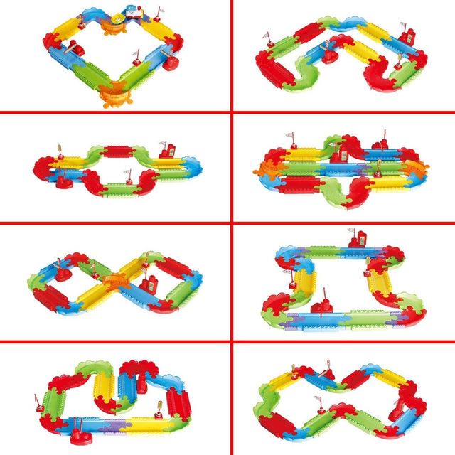 Kids Train Sets with Flexible Railway Build Sets - PopFun