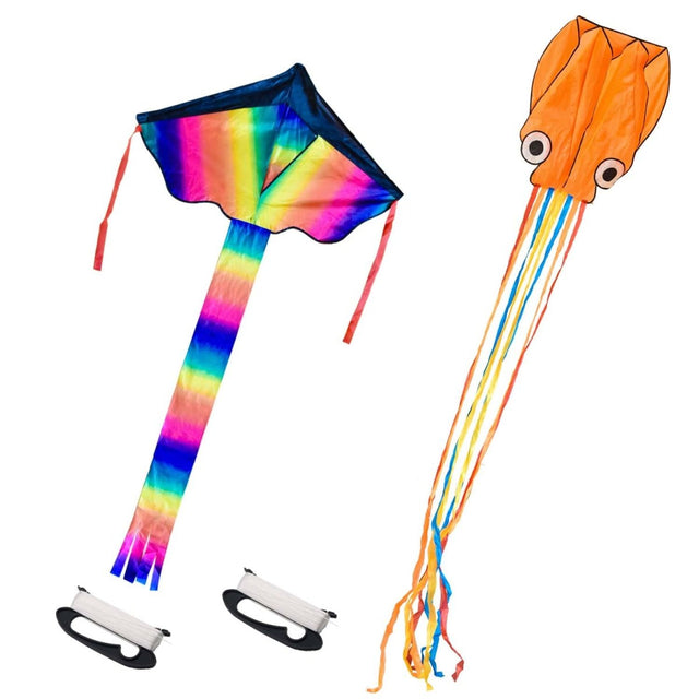 Krazy Kites Rainbow And Squid - PopFun