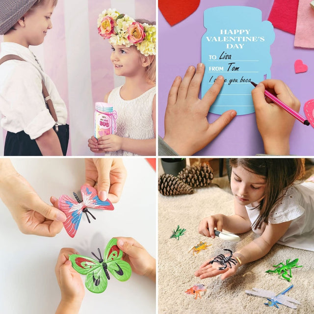 Love Bug Valentine's Day Cards for Kids 36 Pcs - PopFun