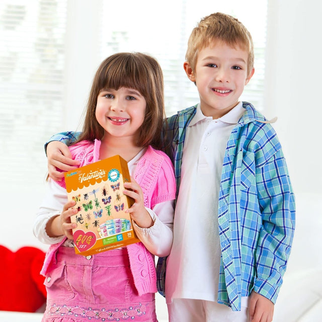 Love Bug Valentine's Day Cards for Kids 36 Pcs - PopFun
