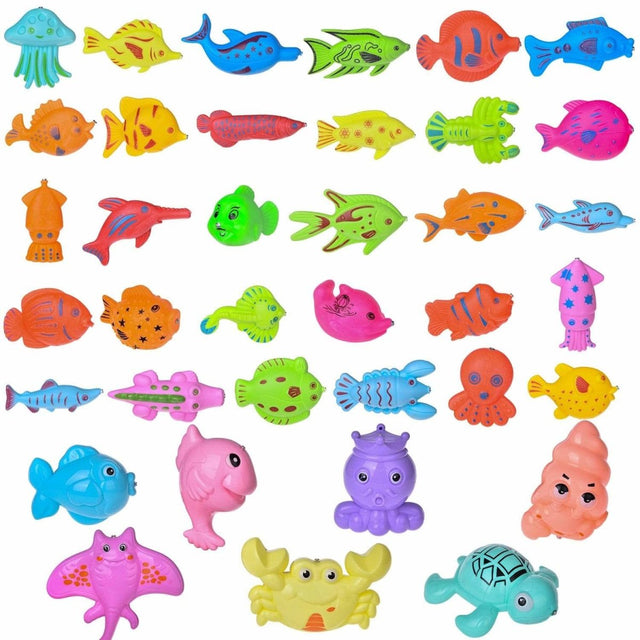 Magnetic Fishing Toys: 42 Pieces - PopFun